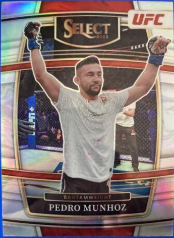Pedro Munhoz 2022 Panini Select UFC Concourse #46 Silver