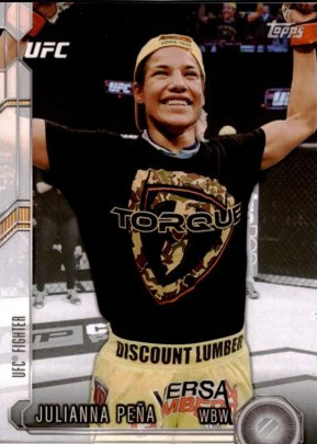 Julianna Peña 2015 Topps UFC Chronicles Base #219 Sepia