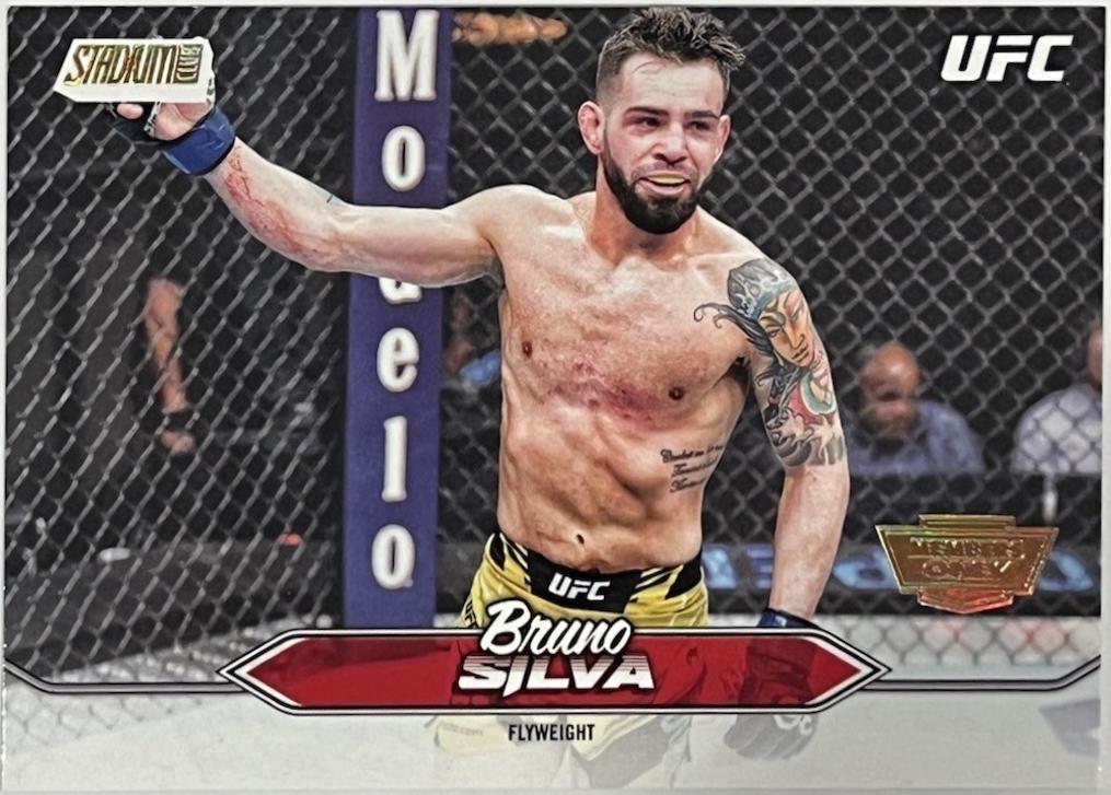 Bruno Silva 2025 Topps Stadium Club UFC Base #130 Members Only