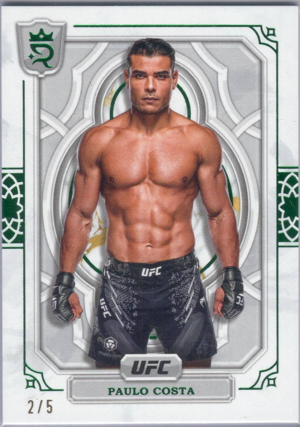 Paulo Costa 2024 Topps Royalty UFC Base #32 Green