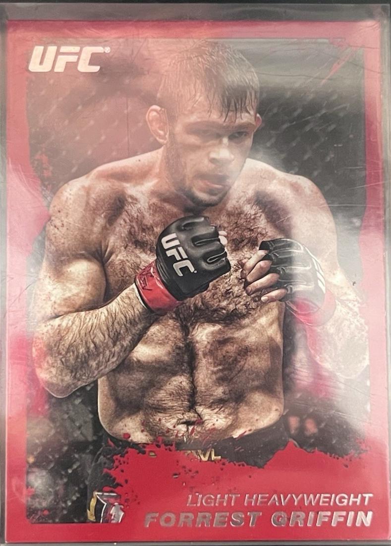 Forrest Griffin 2011 Topps UFC Moment of Truth Base #80 Ruby