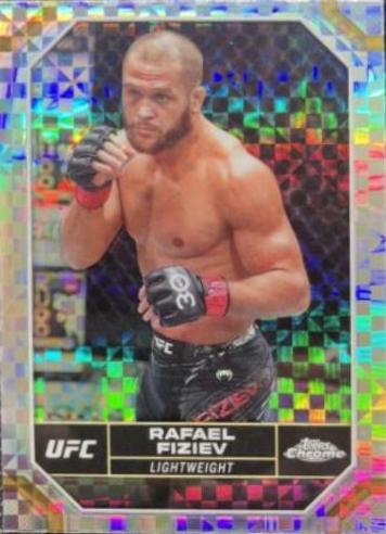 Rafael Fiziev 2024 Topps Chrome UFC Base #159 X-Fractor