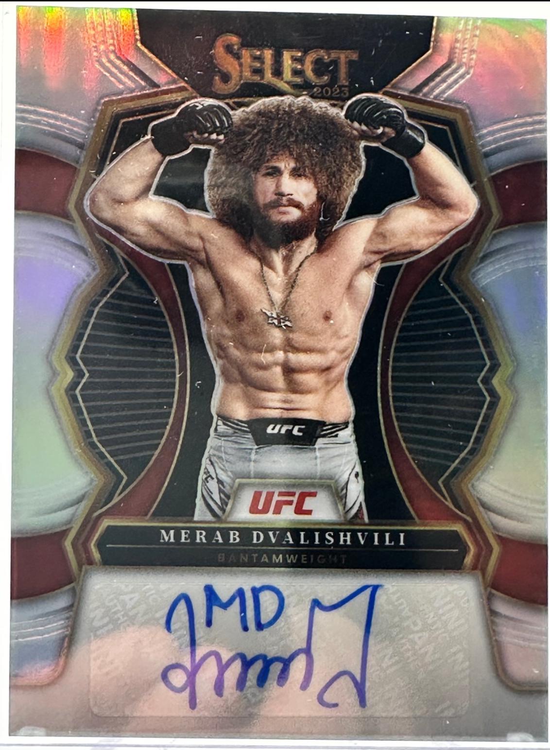 Merab Dvalishvili 2023 Panini Select UFC Signatures #35 Disco