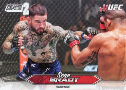 Sean Brady 2025 Topps Stadium Club UFC Base #129 Black & White