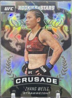 Zhang Weili 2021 Panini Chronicles UFC Base Crusade #225 White Sparkle