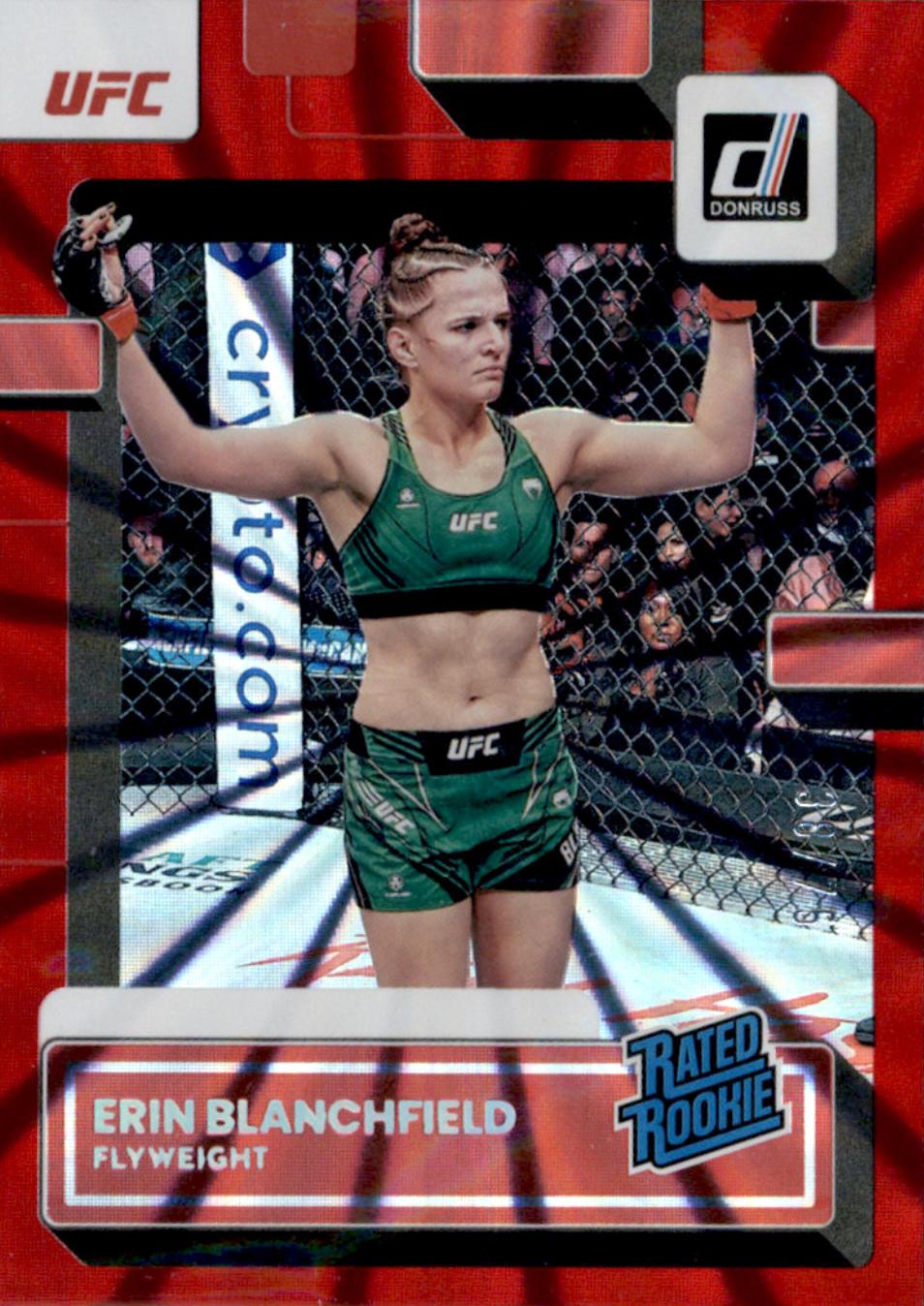 Erin Blanchfield 2023 Panini Donruss UFC Base #217 Red Laser