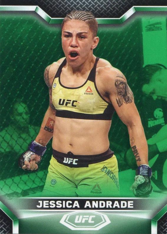 Jessica Andrade 2020 Topps UFC Knockout Base #61 Green