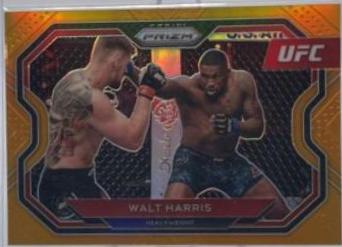 Walt Harris 2021 Panini Prizm UFC Base #159 Orange