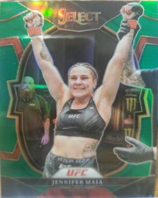 Jennifer Maia 2023 Panini Select UFC Concourse #36 Green