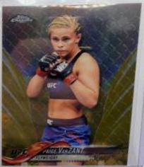 Paige VanZant 2018 Topps Chrome UFC Base #33 Gold