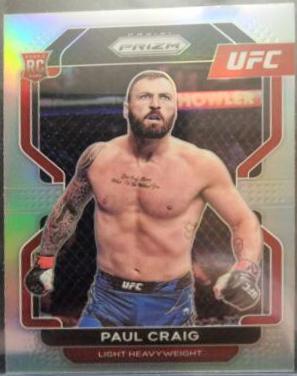 Paul Craig 2022 Panini Prizm UFC Base #170 Silver