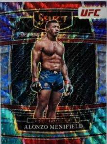 Alonzo Menifield 2022 Panini Select UFC Concourse #4 Tri Color