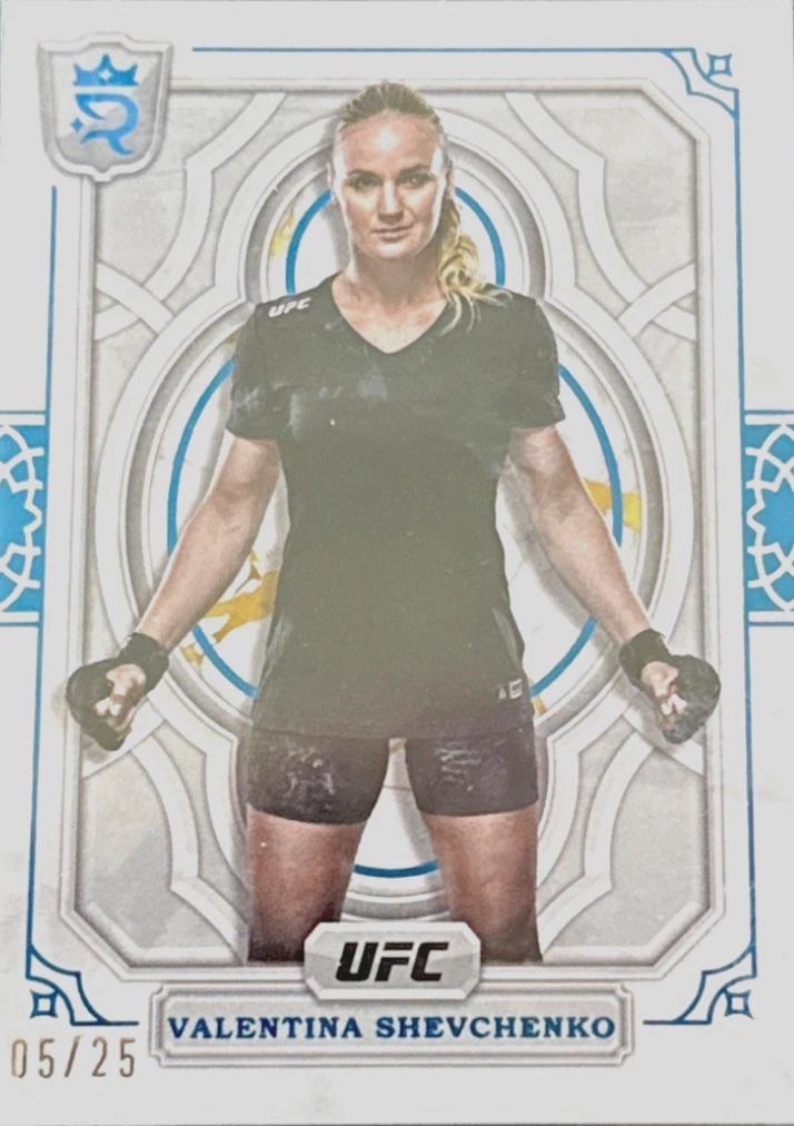Valentina Shevchenko 2024 Topps Royalty UFC Base #84 Blue