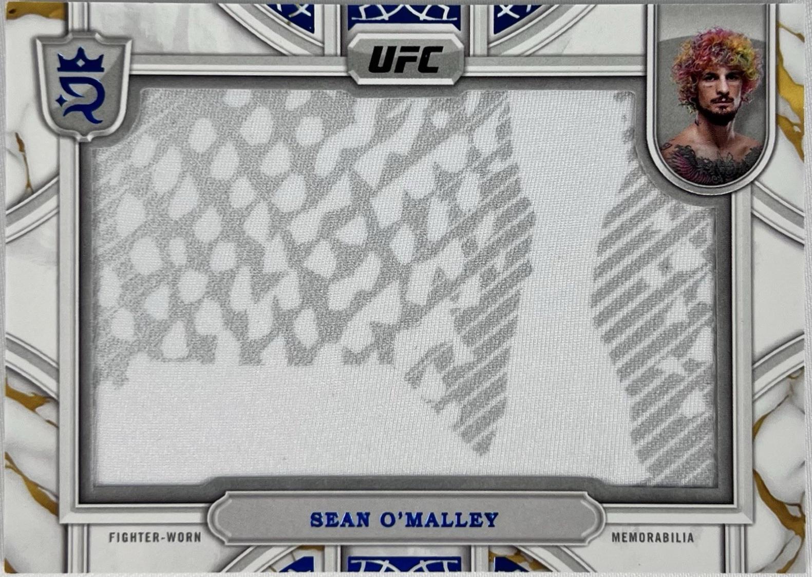 Sean O'Malley 2024 Topps Royalty UFC Relic Jewels #RCJ-8 Blue