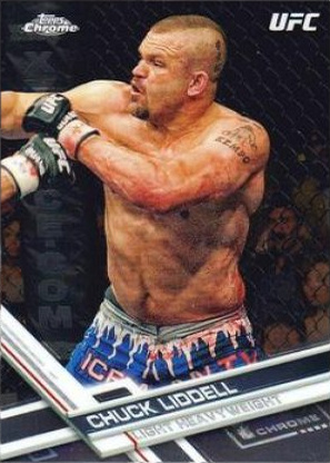 Chuck Liddell 2017 Topps Chrome UFC Base #54 Red
