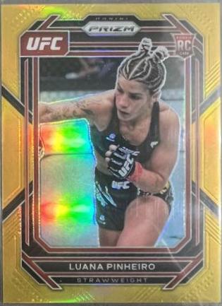 Luana Pinheiro 2023 Panini Prizm UFC Base #170 Gold