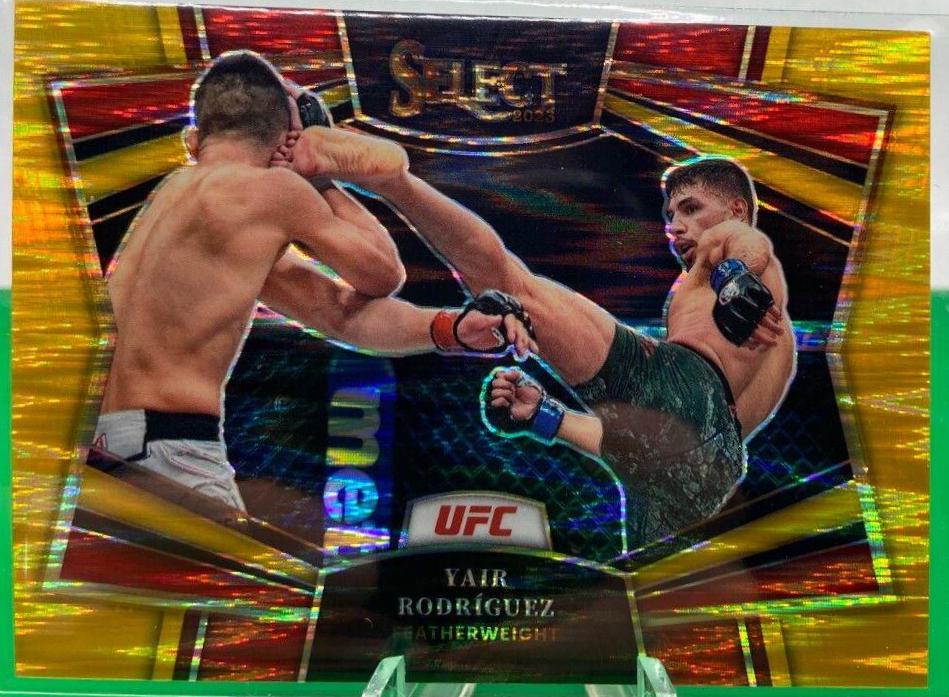 Yair Rodríguez 2023 Panini Select UFC Octagonside #259 Gold Flash