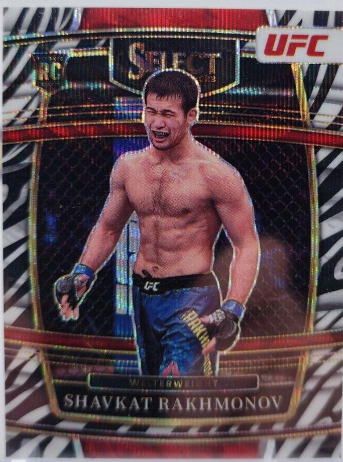 Shavkat Rakhmonov 2022 Panini Select UFC Concourse #84 Zebra