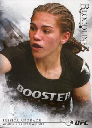 Jessica Andrade 2014 Topps UFC Bloodlines Base #6 Platinum