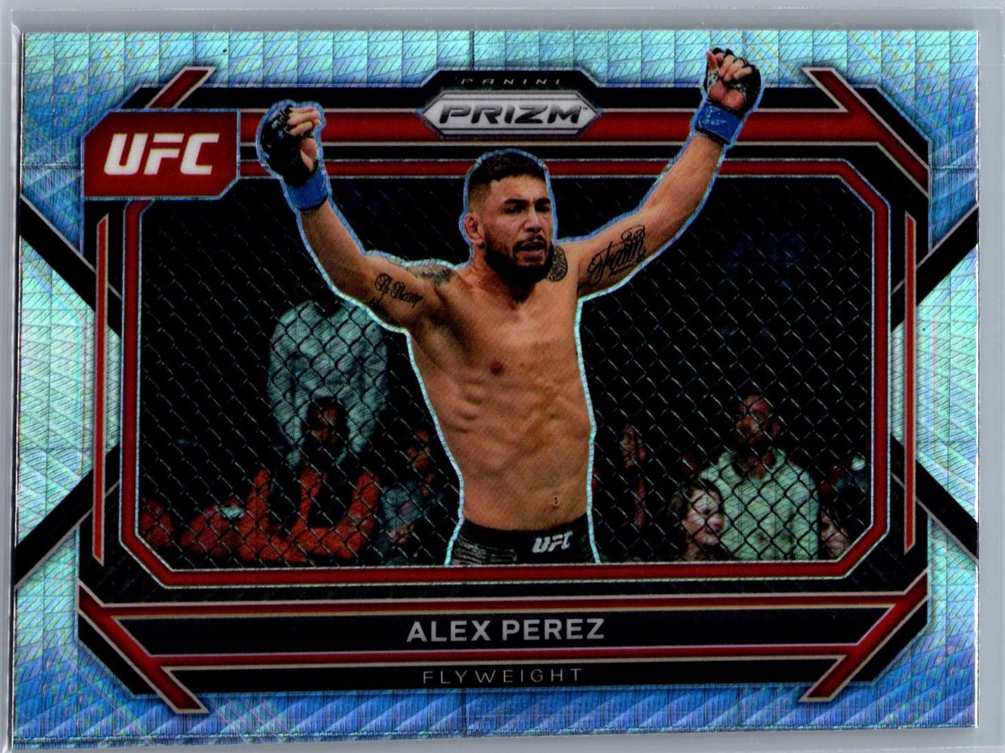 Alex Perez 2023 Panini Prizm UFC Base #26 Silver