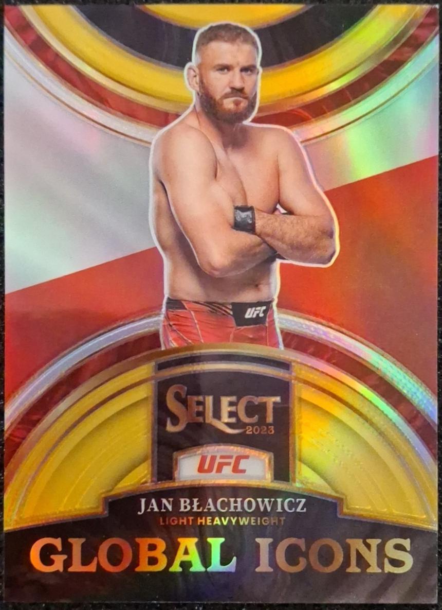 Jan Błachowicz 2023 Panini Select UFC Global Icons #27 Gold