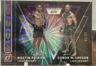 Dustin Poirier 2022 Panini Donruss UFC Base #29 Purple Laser