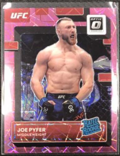 Joe Pyfer 2023 Panini Donruss Optic UFC Base #107 Pink Velocity