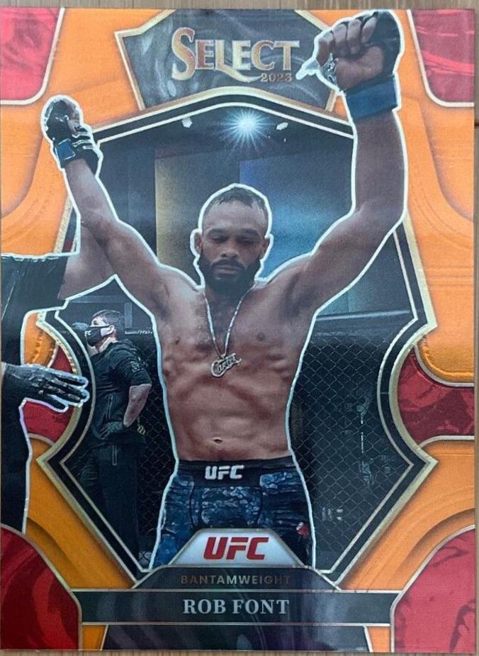 Rob Font 2023 Panini Select UFC Premier Level #189 Orange