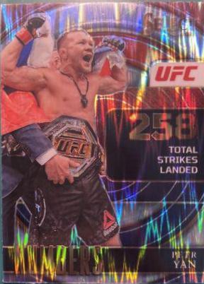 Petr Yan 2022 Panini Select UFC Select Numbers #16 Silver