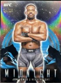 Jon Jones 2024 Topps Midnight UFC Base #100 Moonrise