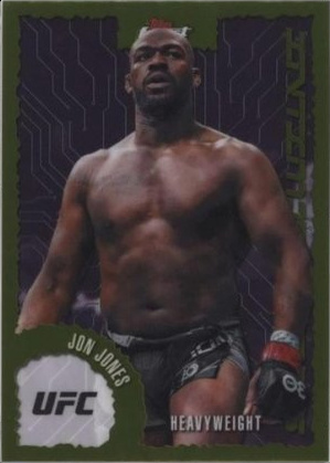 Jon Jones 2025 Topps Finest UFC Intimidators #IT-2 Superfractor