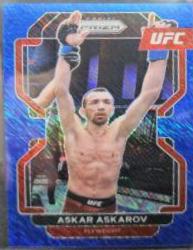 Askar Askarov 2022 Panini Prizm UFC Base #197 Blue Shimmer