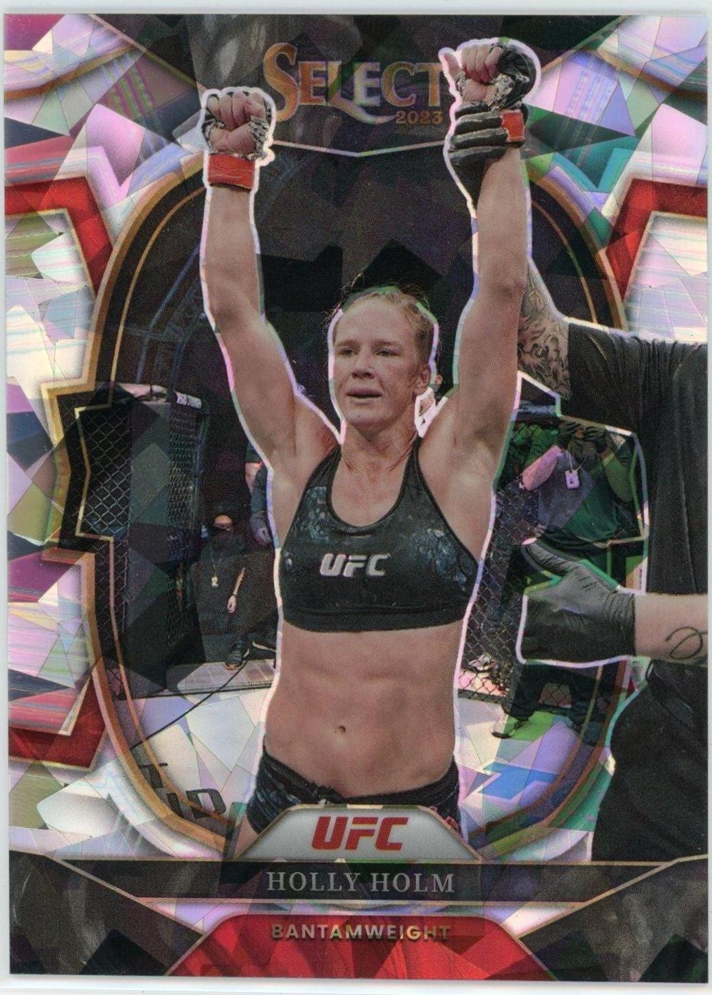 Holly Holm 2023 Panini Select UFC Concourse #44 Cracked Ice