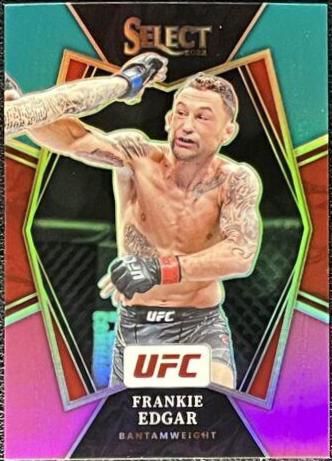 Frankie Edgar 2022 Panini Select UFC Premier Level #152 Teal and Pink