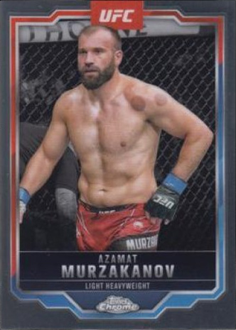 Azamat Murzakanov 2025 Topps Chrome UFC Base #168 Black RayWave