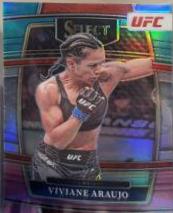 Viviane Araujo 2022 Panini Select UFC Concourse #60 Tri Color