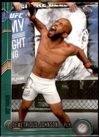 Demetrious Johnson 2015 Topps UFC Chronicles Base #116 Green