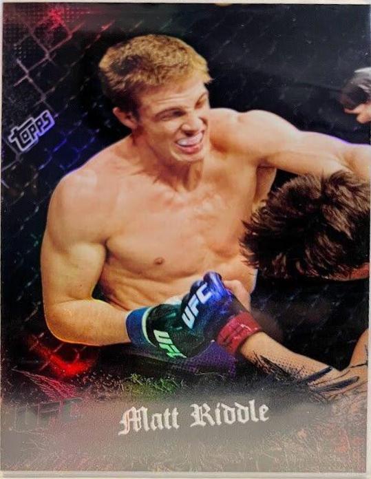 Matt Riddle 2010 Topps UFC Main Event Base #50 Black
