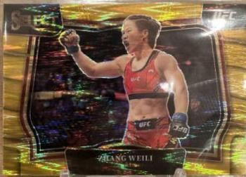 Zhang Weili 2023 Panini Select UFC Octagonside #239 Gold Flash