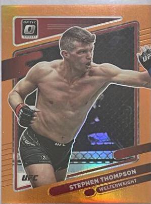 Stephen Thompson 2022 Panini Donruss Optic UFC Base #69 Orange