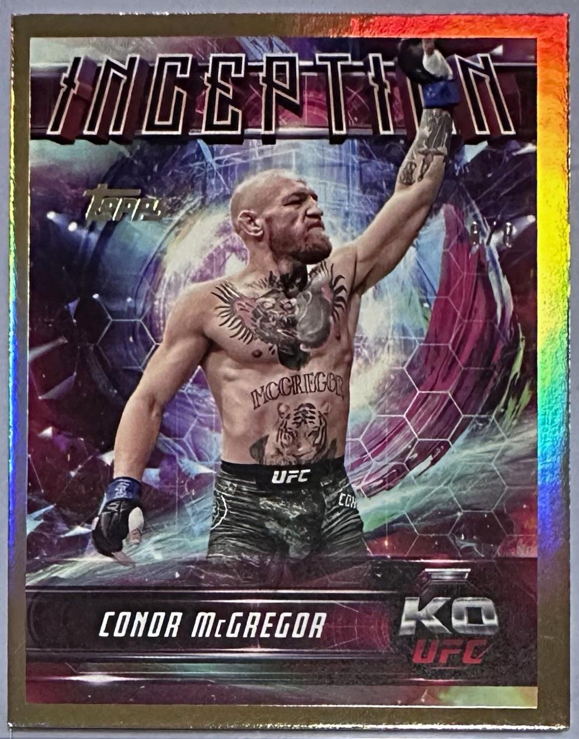 Conor McGregor 2025 Topps Knockout UFC Inception #IN-100 Gold
