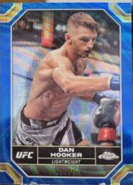 Dan Hooker 2024 Topps Chrome UFC Base #54 Blue Wave Refractor