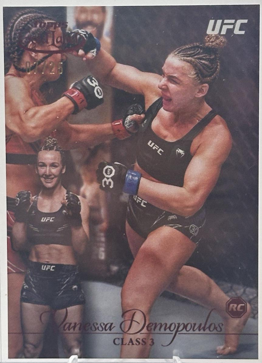Vanessa Demopoulos 2024 Topps Gold Label UFC Base Class III #36 Red
