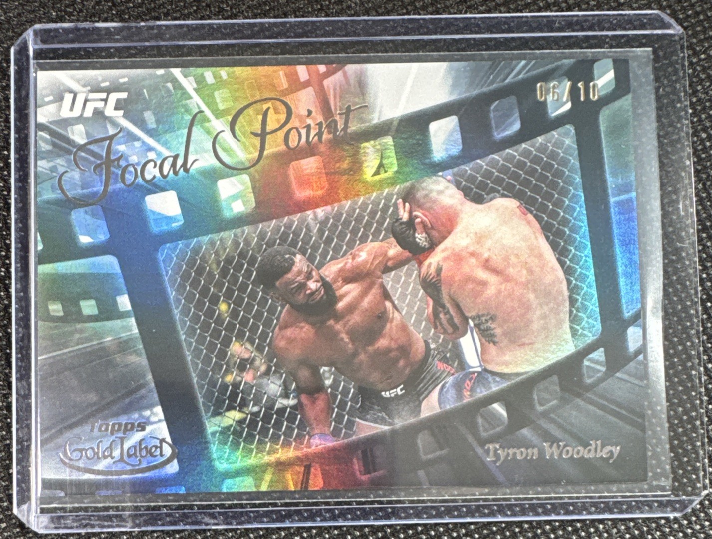 Tyron Woodley 2024 Topps Gold Label UFC Focal Point #FP-21 Black