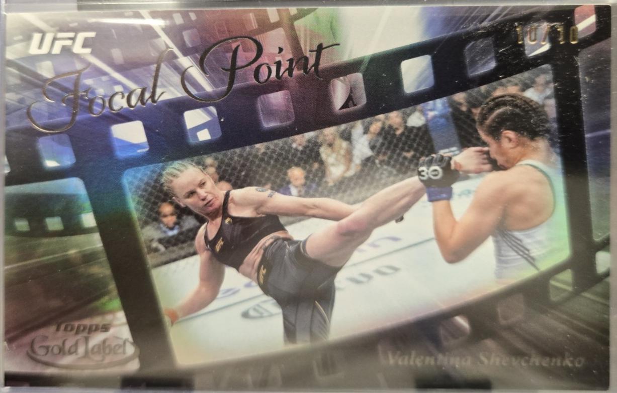 Valentina Shevchenko 2024 Topps Gold Label UFC Focal Point #FP-14 Black