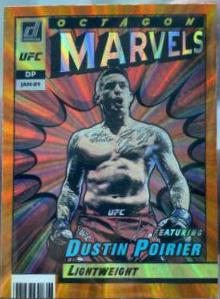 Dustin Poirier 2022 Panini Donruss UFC Octagon Marvels #8 Orange