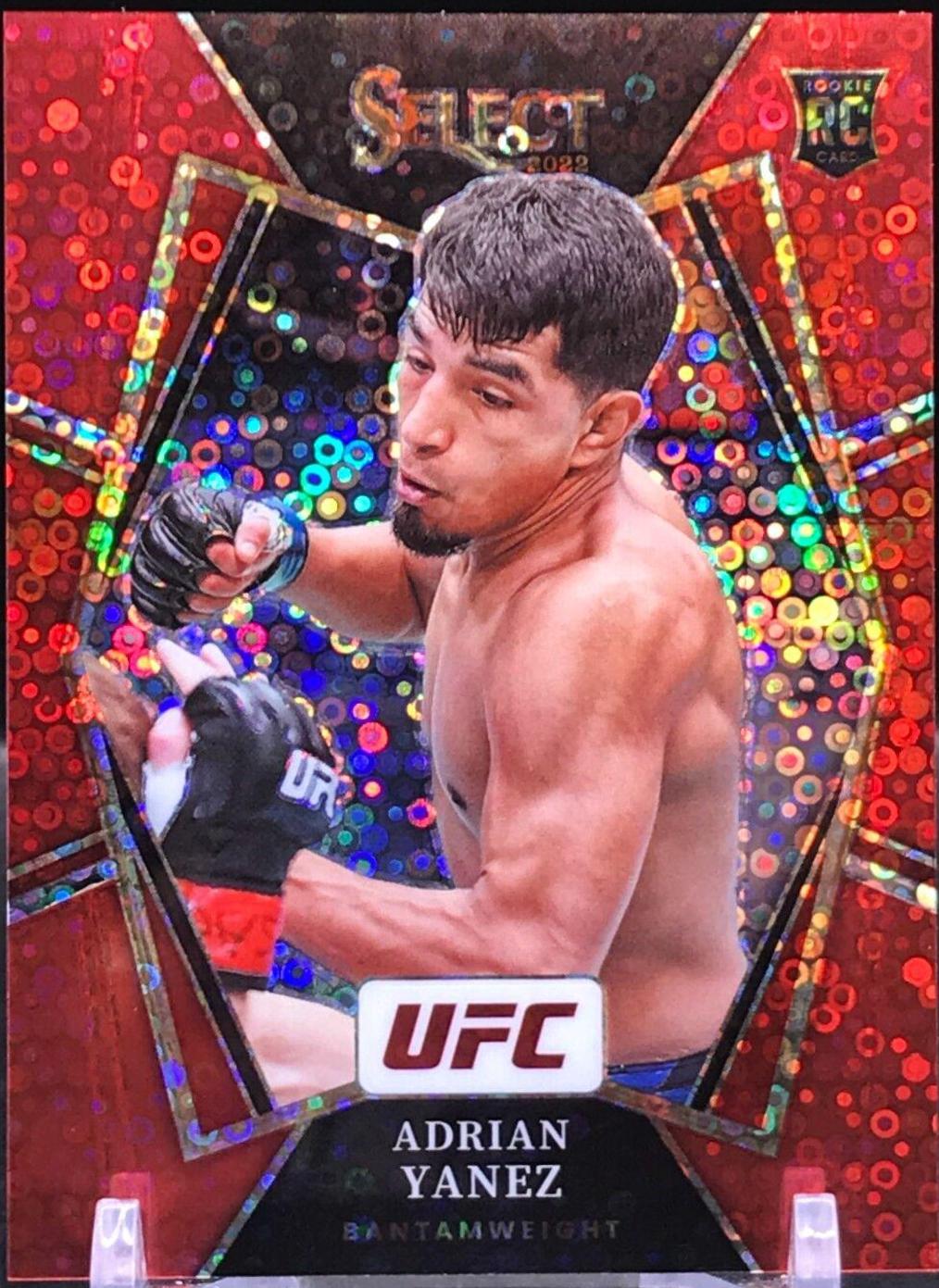 Adrian Yanez 2022 Panini Select UFC Premier Level #155 Red Disco