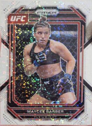 Maycee Barber 2023 Panini Prizm UFC Base #162 White Sparkle