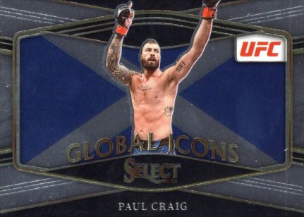 Paul Craig 2022 Panini Select UFC Global Icons #28 Black