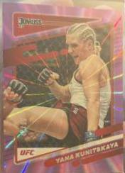 Yana Santos 2022 Panini Donruss UFC Base #112 Purple Laser